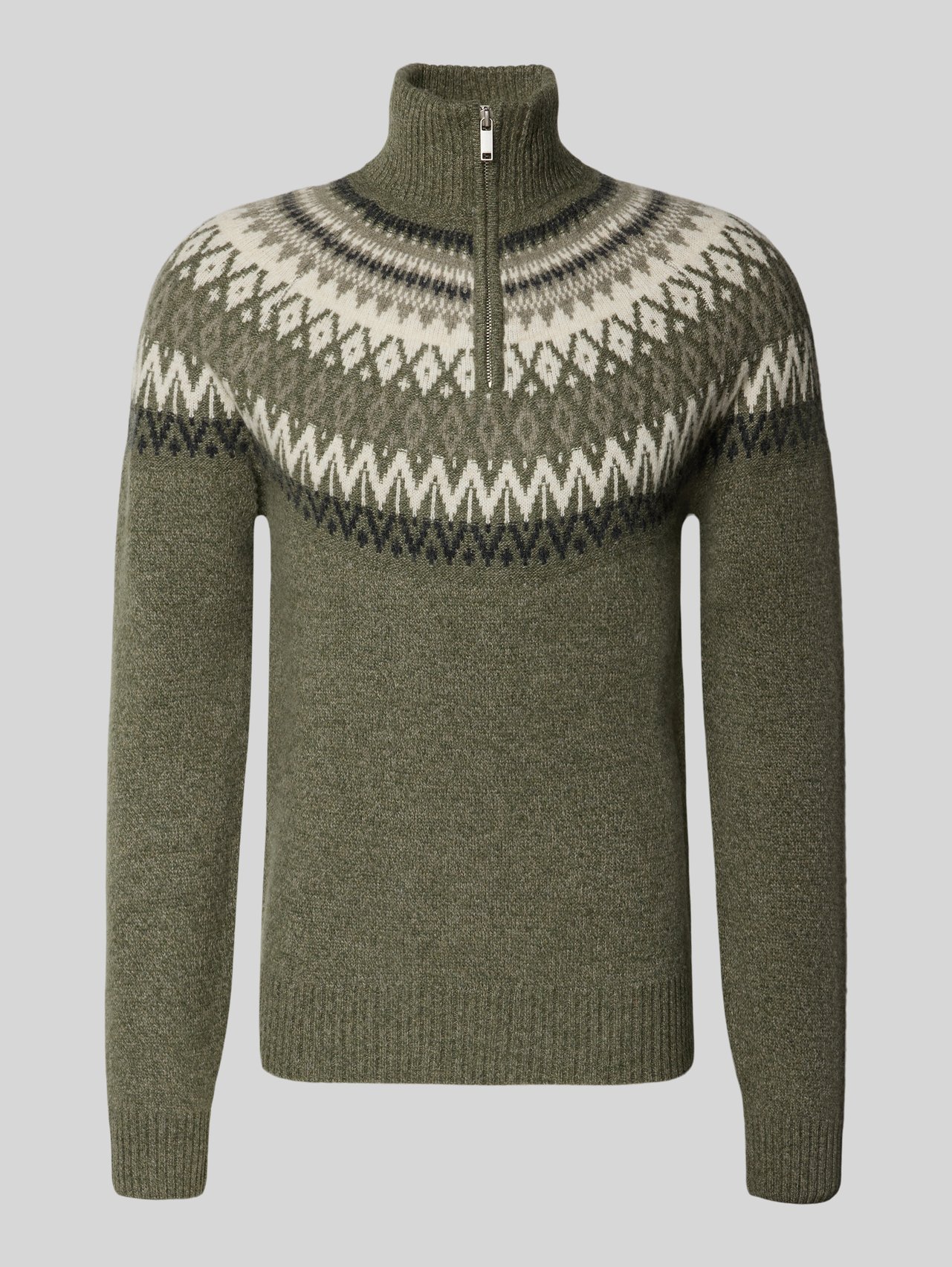 Regular Fit Troyer aus Woll-Mix von MCNEAL - 28