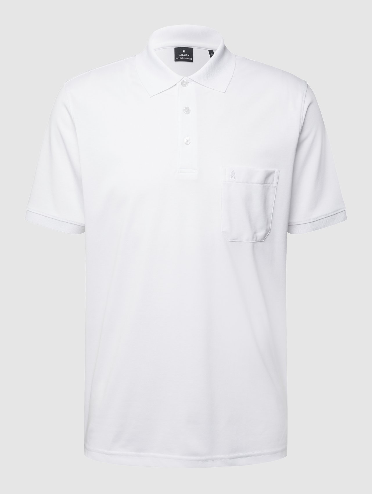 Regular Fit Poloshirt mit Brusttasche von RAGMAN - 12
