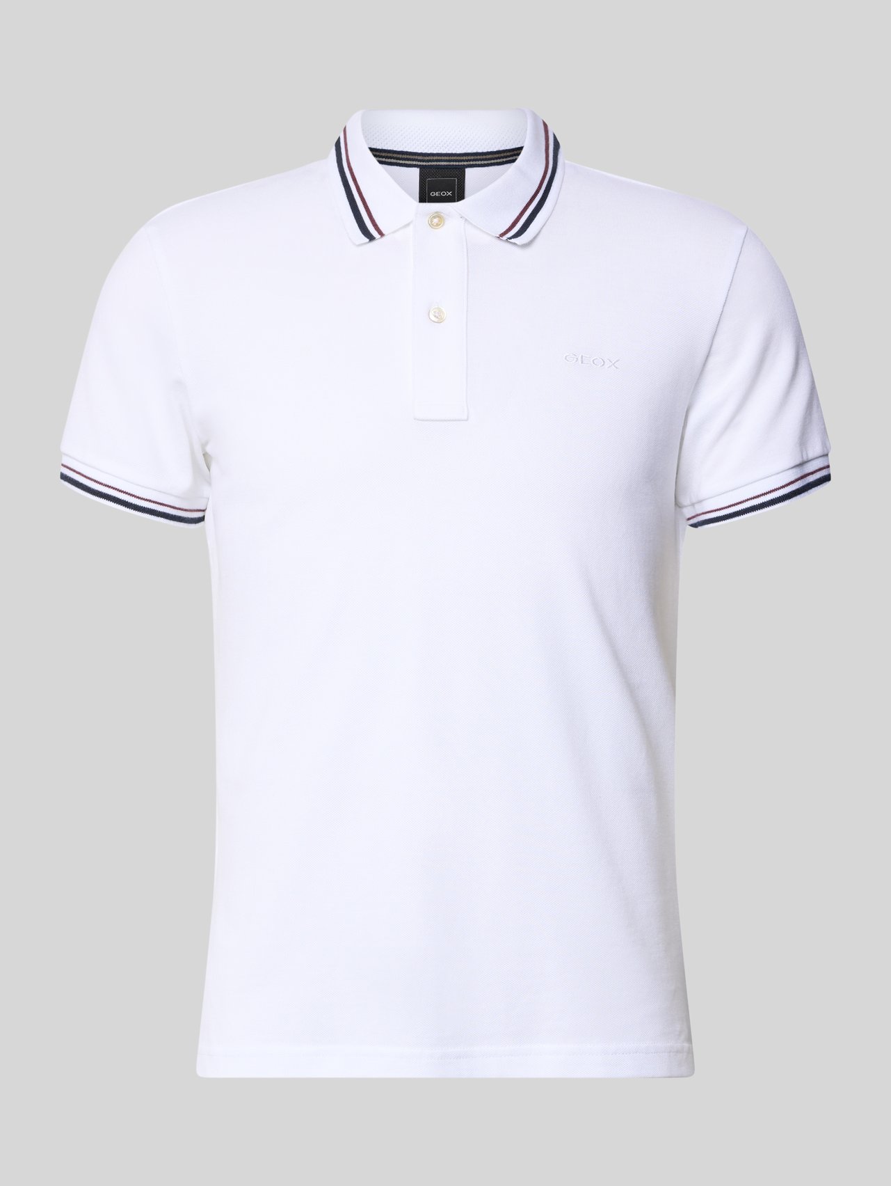 Slim Fit Poloshirt mit Kontraststreifen von Geox - 5