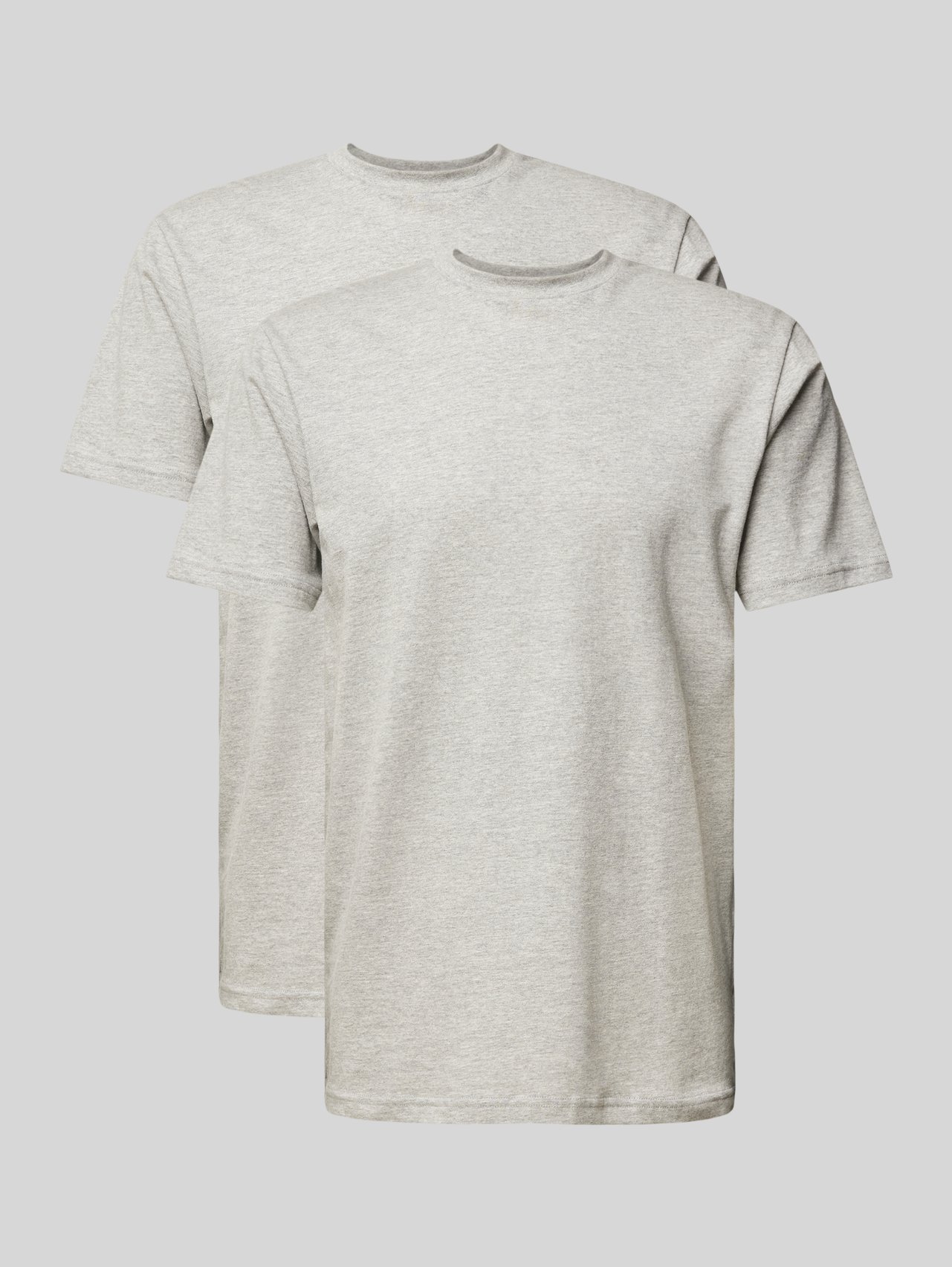 T-Shirt mit geripptem Rundhalsausschnitt im 2er-Pack von RAGMAN - 20
