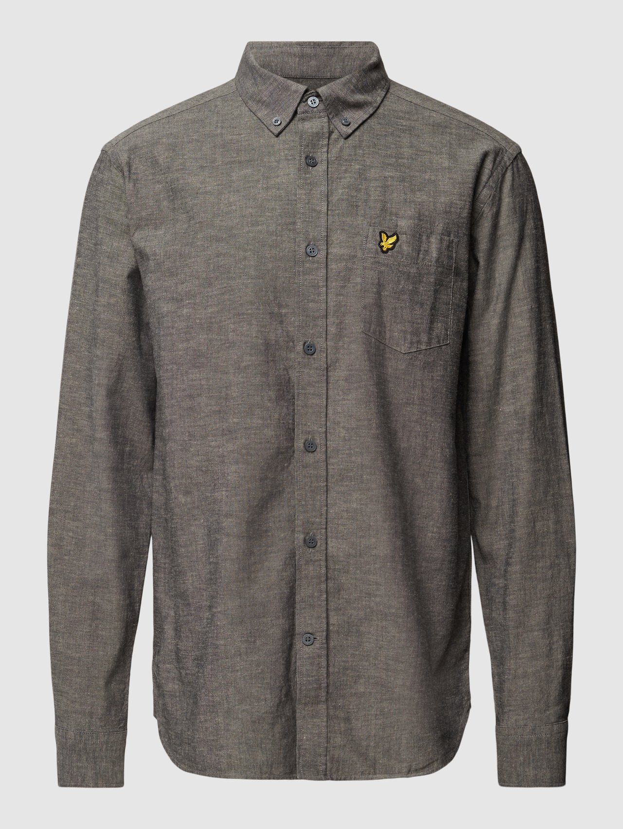 Slim Fit Freizeithemd aus Baumwoll-Leinen-Mix von Lyle & Scott - 3