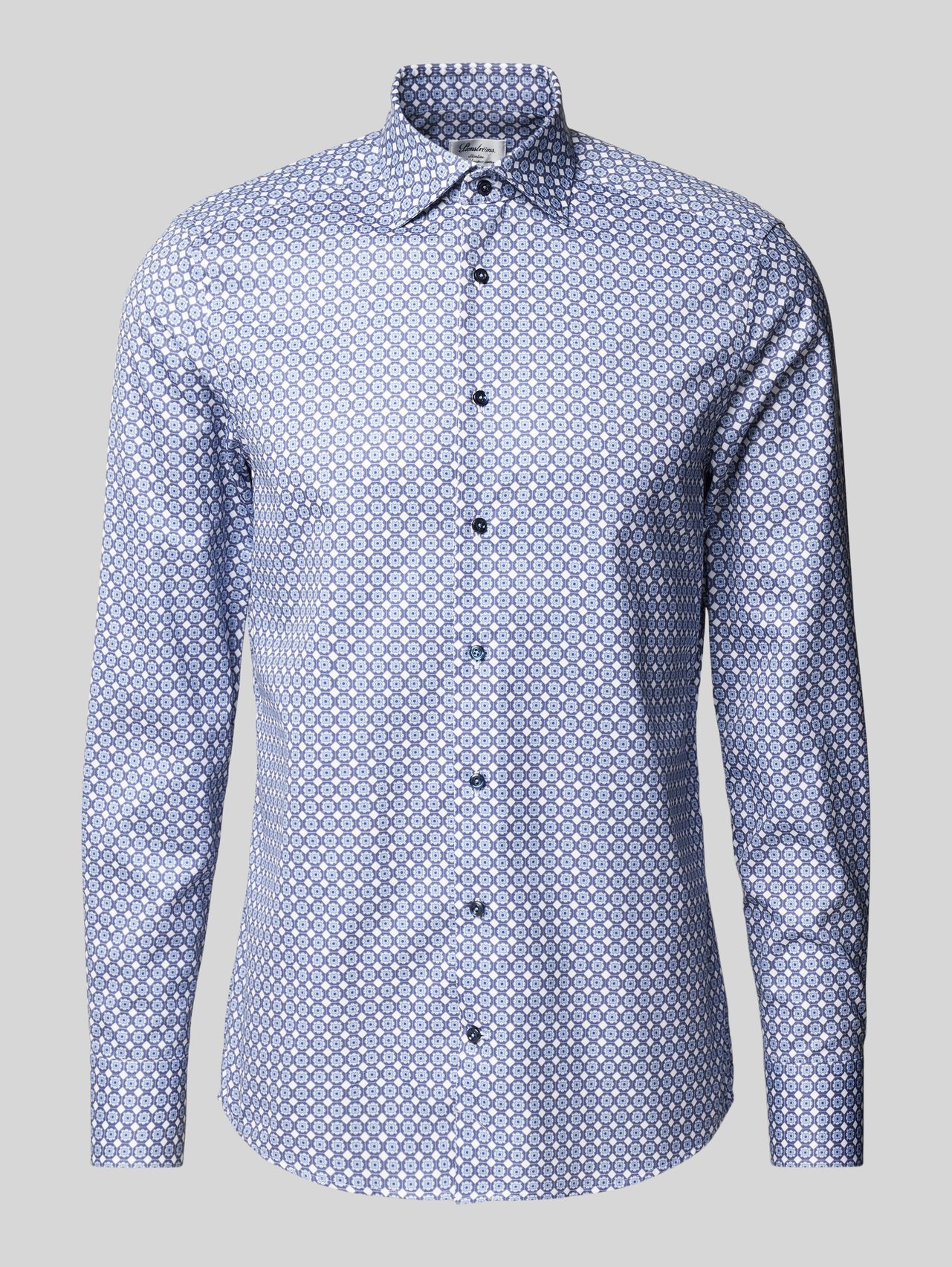 Regular Fit Business-Hemd mit Knopfleiste von Stenstroms - 29