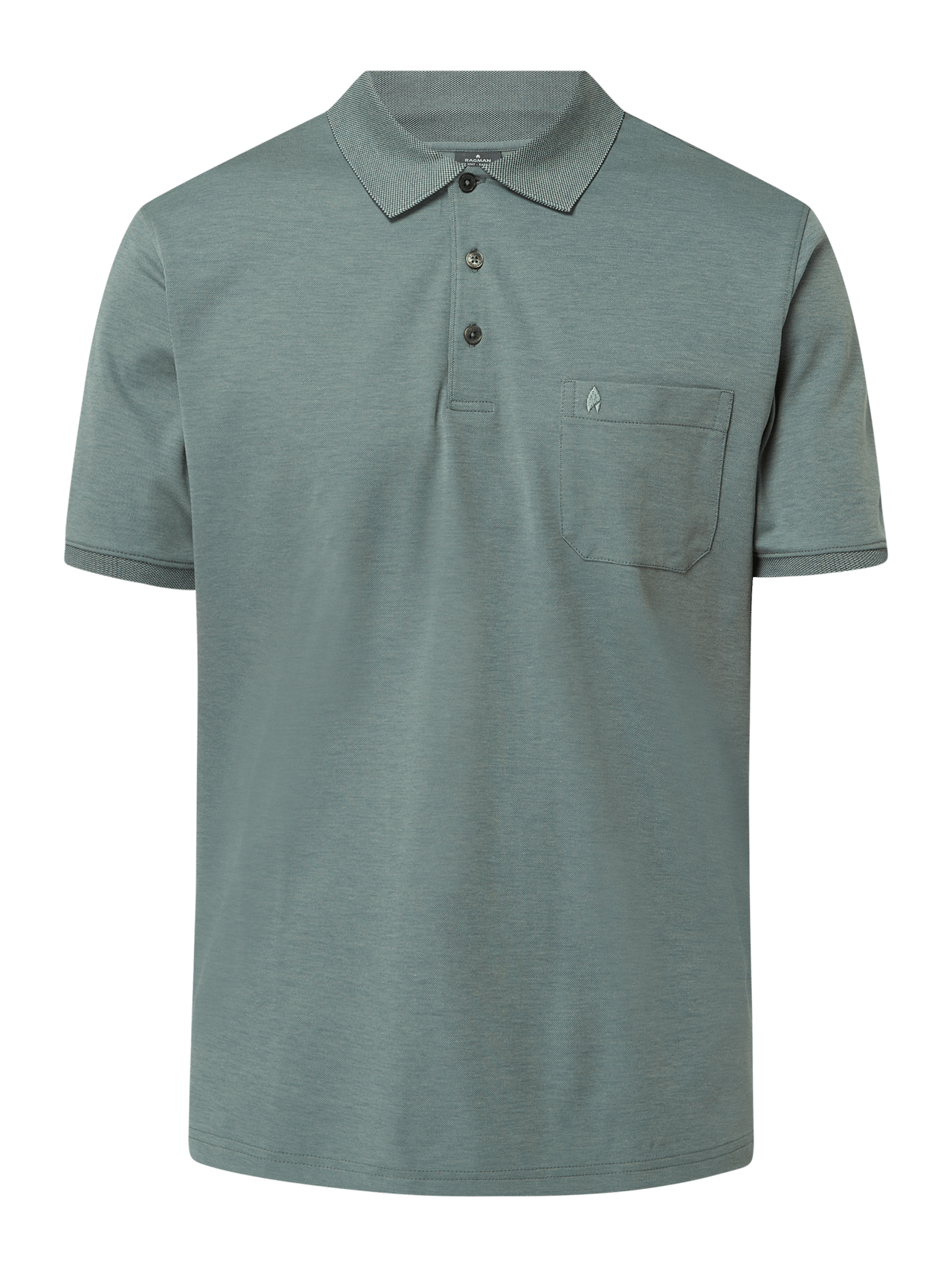 Regular Fit Poloshirt mit Brusttasche von RAGMAN - 10