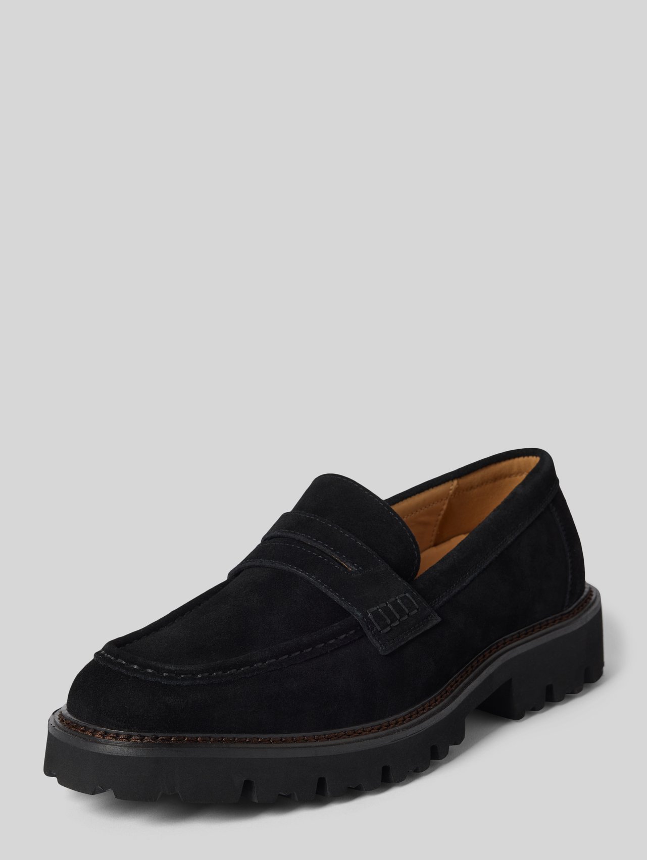 Lederloafer mit Schaftbrücke Modell 'NOORDIN' von Steve Madden - 16