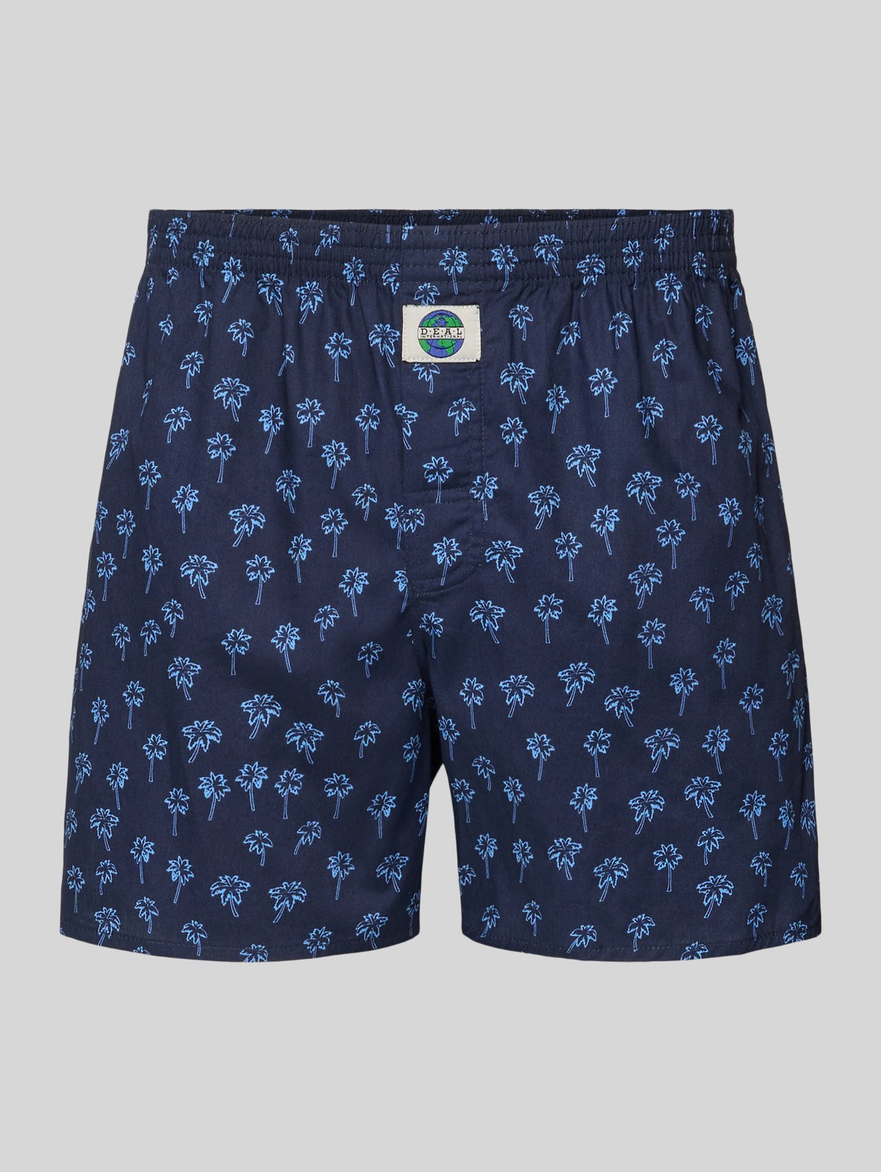 Boxershorts aus reiner Baumwolle Modell 'Palme' von D.E.A.L - 5
