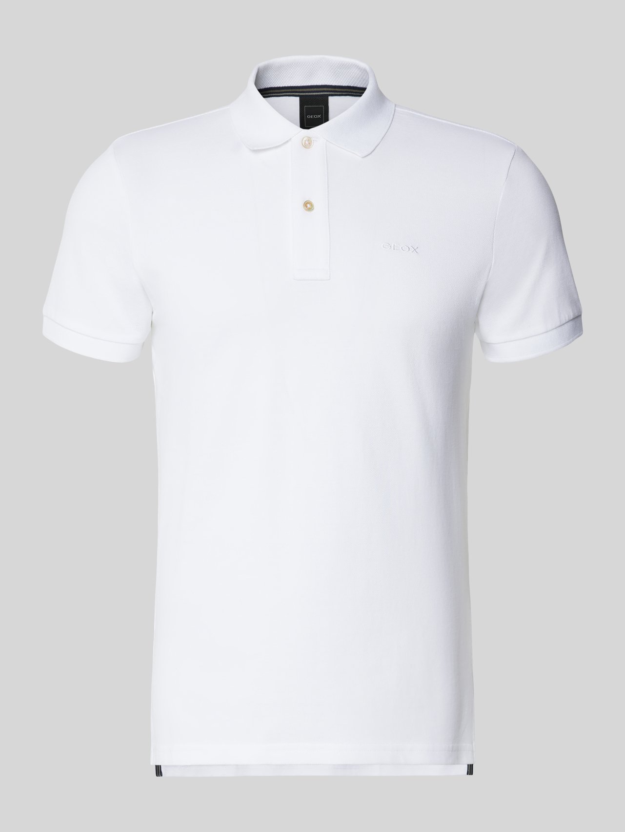 Slim Fit Poloshirt mit Logo-Stitching von Geox - 8