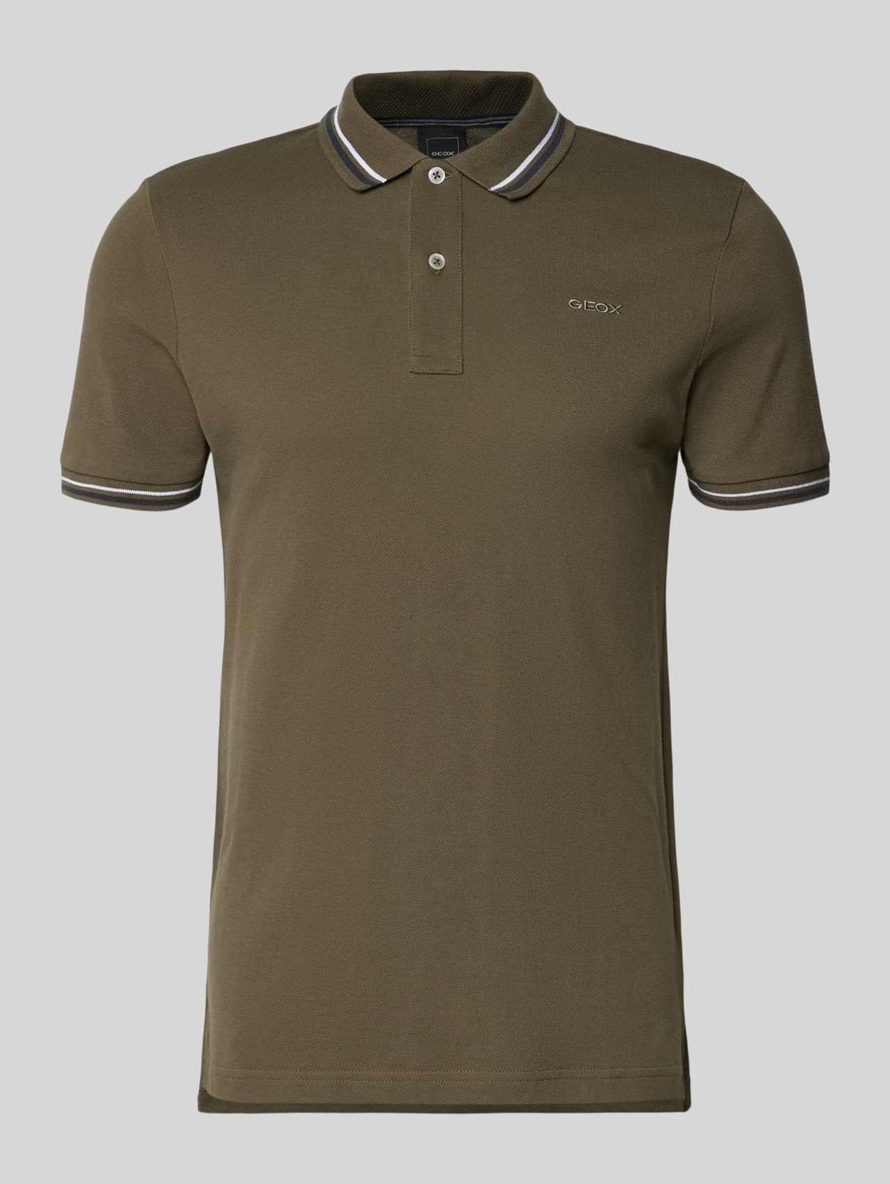Slim Fit Poloshirt mit Kontraststreifen von Geox - 15