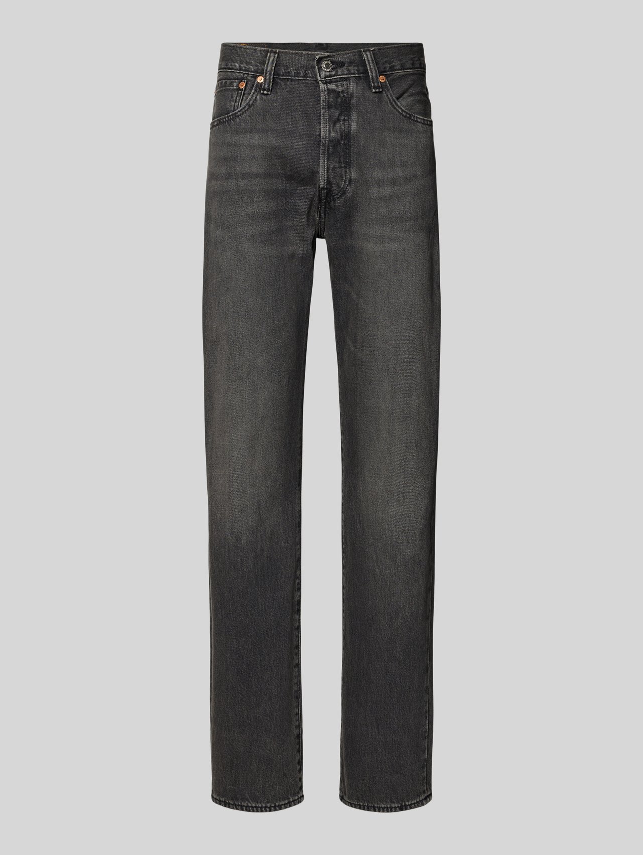 Wide Leg Fit Jeans mit Eingrifftaschen Modell '501®' von Levi's® - 8