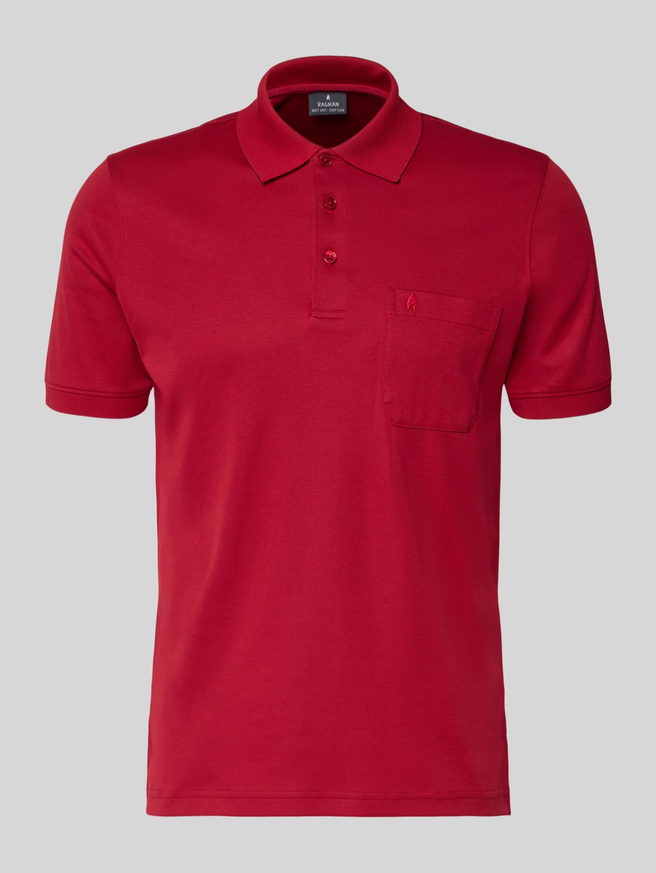 Regular Fit Poloshirt mit Brusttasche von RAGMAN - 33